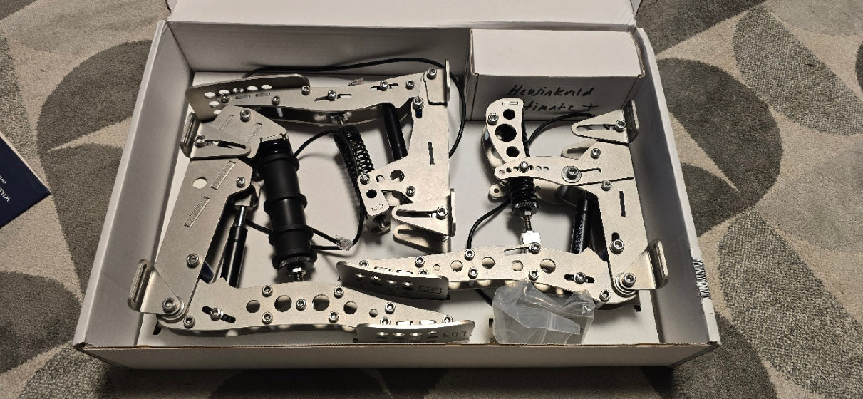 Heusinkveld Ultimate+ 3 Pedal Set Silver USED