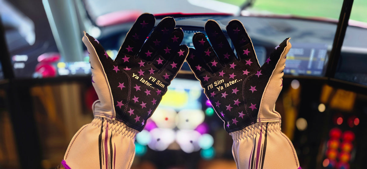 I''ll Sim Ya Later Sim Racing Gloves